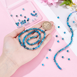 2 нити натуральных апатитовых бусин нити G-HY0001-94