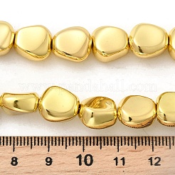 Стеклянные бусины с гальваническим покрытием  EGLA-F166-06