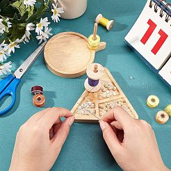 2 комплект деревянного ткацкого станка для бисероплетения TOOL-NB0001-63