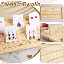 4 сумка деревянная сережки держатель для карт&nbsp;NDIS-PH0001-11