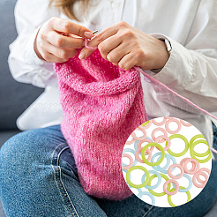 Пластиковые круглые кольца&nbsp;FIND-CP0003-12B