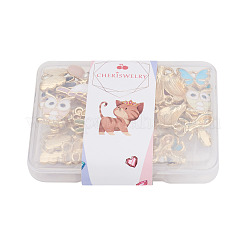 44шт 22 стиля сплава эмалевые подвески&nbsp;ENAM-CW0001-09