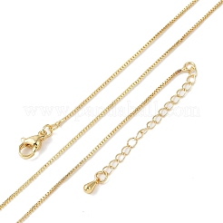 Ожерелья-цепочки из латуни для женщин NJEW-D302-41G