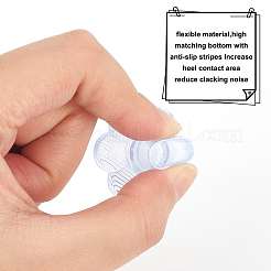 10 комплект из 5-х видов пластиковых заглушек для каблуков из термополиуретана&nbsp;AJEW-GF0005-21A