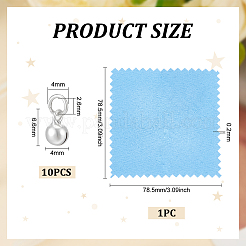 10 шт. подвески из стерлингового серебра STER-BC0001-98