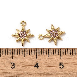 Подвески из нержавеющей стали 304 со стразами&nbsp;STAS-L022-304G-02