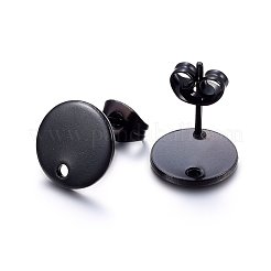 Фурнитура для сережек-гвоздиков из нержавеющей стали 304 STAS-K184-01-02B