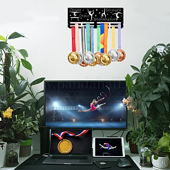Спортивная тема железная вешалка для медалей настенная стойка для дисплея&nbsp;ODIS-WH0021-616