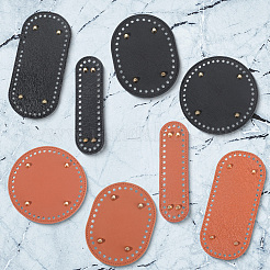 8 шт. 8-цветное дно сумки из искусственной кожи&nbsp;FIND-BBC0004-54