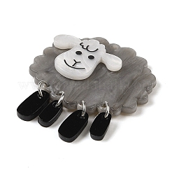 Подвески из акрилового сплава SACR-S679-03B