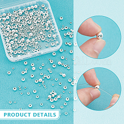 500 шт. 5 стиля латунные распорные бусины для стоек&nbsp;FIND-UN0004-38B