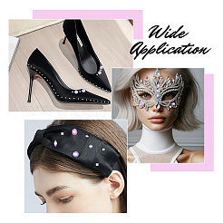 Акриловый кабошоны со стразами DIY-HS0001-63E