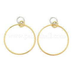 Серьги-кольца из нержавеющей стали 304 для женщин EJEW-U043-01G