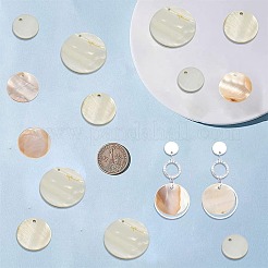 32 шт. 4 подвески из натуральных ракушек SHEL-SC0001-17