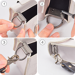 8 шт. пряжки для сумок из сплава&nbsp;FIND-GF0006-88A