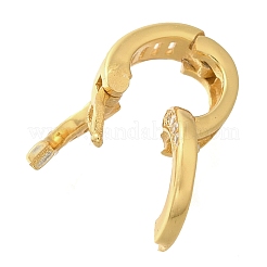 925 серебряная застежка-замочек «Твистер» с микропаве и кубическим цирконием.&nbsp;STER-U006-10G