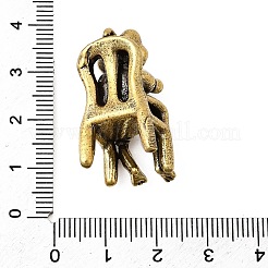 Латунные лягушки миниатюрные фигурки статуэтки для домашнего офиса настольное украшение&nbsp;KK-S335-09AB