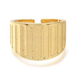 Латунные открытые манжеты для женщин RJEW-M022-21G