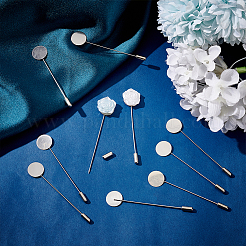 80 шт. фурнитура для броши из нержавеющей стали 201 STAS-UN0058-67