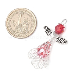 7 шт. подвески из гальванизированного стекла 7 цветов&nbsp;PALLOY-JF03774