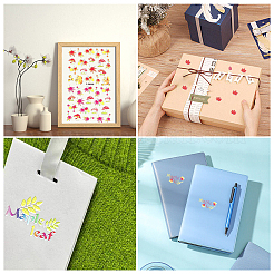 6 лист 6 наклейки для дизайна ногтей в виде кленовых листьев&nbsp;MRMJ-OC0003-57B