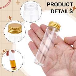 20 шт. прозрачные стеклянные бутылки-контейнеры для бусин&nbsp;CON-AR0001-16D