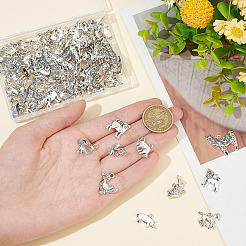 80 шт. 10 стиля подвески из сплава в тибетском стиле&nbsp;TIBEP-AR0001-11