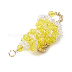 7шт стеклянные подвески&nbsp;PALLOY-MZ01164