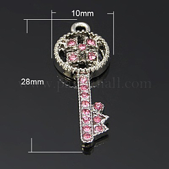 Подвески из сплава и страза RB-C1556-M