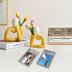 10 шт. пластиковый держатель удостоверения личности&nbsp;AJEW-GO0002-73