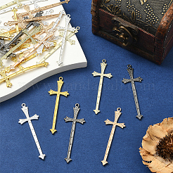 40шт 5 цвета сплава большие подвески&nbsp;FIND-SC0018-10A