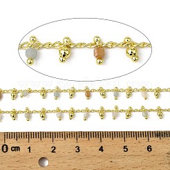 Кубические звенья из латуни ручной работы CHC-L053-10G-01