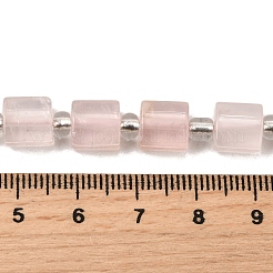 Натуральный мадагаскар розовый кварц бисер пряди G-Z087-D03