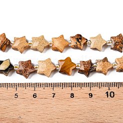 Естественного изображения яшмы бисер нитей G-T138-189