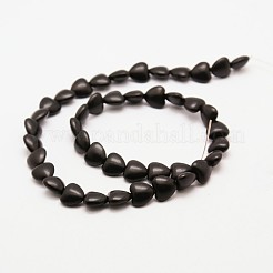 Сердце синтетические бирюзовые бусы нити&nbsp;TURQ-I019-12mm-09