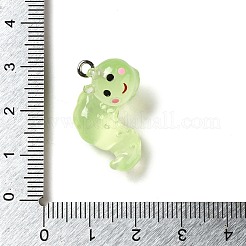 Подвески из светящейся прозрачной смолы&nbsp;RESI-E056-03P-02