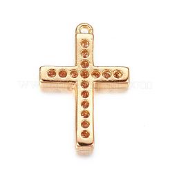 Латунные микро проложить кубического циркония подвески ZIRC-P060-04G