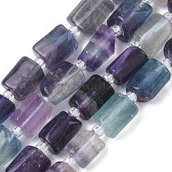 Природного флюорита бисер нитей&nbsp;G-C270-K07