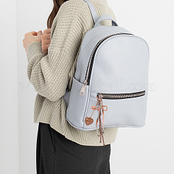 2 шт. 2-х цветный бант из полиэстера подвеска украшение&nbsp;HJEW-GF0001-60