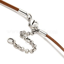 Ожерелья-подвески из сплава с синтетической бирюзой&nbsp;NJEW-A022-02A