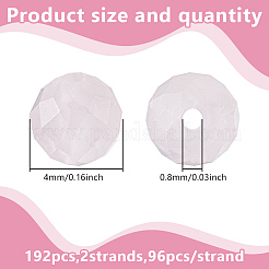 2 нитка натуральный розовый кварц бусины нити G-HY0001-95