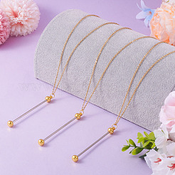 Изготовление ожерелий из нержавеющей стали 304 NJEW-TAC0012-02