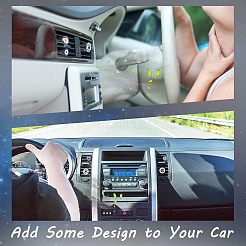 14 шт. стеклянные автомобильные вентиляционные зажимы от сглаза AJEW-OC0003-31