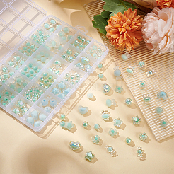 Прозрачные акриловые бусины&nbsp;TACR-AR0001-24