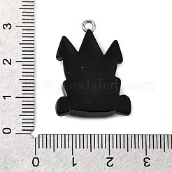 Подвески из непрозрачной смолы на хэллоуин CRES-D314-01P-01