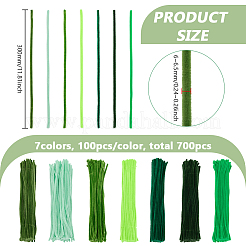 7 пакетик 7-х цветных плюшевых палочек своими руками&nbsp;DIY-FG0008-35