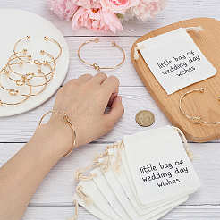 8шт. железный браслет-манжета в форме сердца для женщин&nbsp;BJEW-WR0001-04B