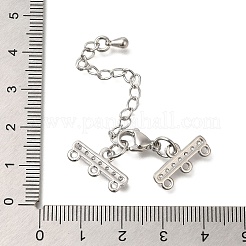 Стойки обшивки латунь когтя омара застежками&nbsp;KK-F883-18P