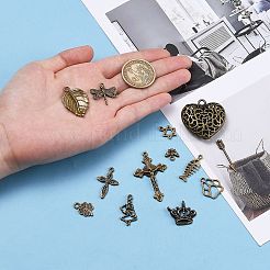 Сплавочные подвески тибетского стиля TIBEP-MSMC003-AB