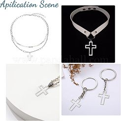 12 шт. подвески из нержавеющей стали 304 с открытой задней частью STAS-CA0001-66